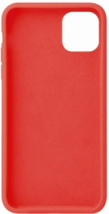 Apple iPhone 11 Pro Kılıf Liquid Serisi İçi Kadife İnci Esnek Silikon Kapak - Kırmızı
