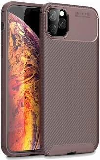 Apple iPhone 11 Pro Kılıf Silikon Parmak İzi Bırakmayan Karbon Soft Negro Kapak - Lacivert