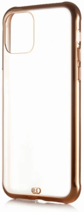 Apple iPhone 11 Pro Kılıf Parlak Sert Silikon Airbag Voit Kapak - Gold