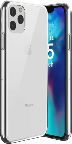 Apple iPhone 11 Pro Kılıf Ultra İnce Esnek Süper Silikon 0.3mm - Şeffaf