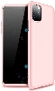 Apple iPhone 11 Pro Max Kılıf 3 Parçalı 360 Tam Korumalı Rubber AYS Kapak  - Rose Gold