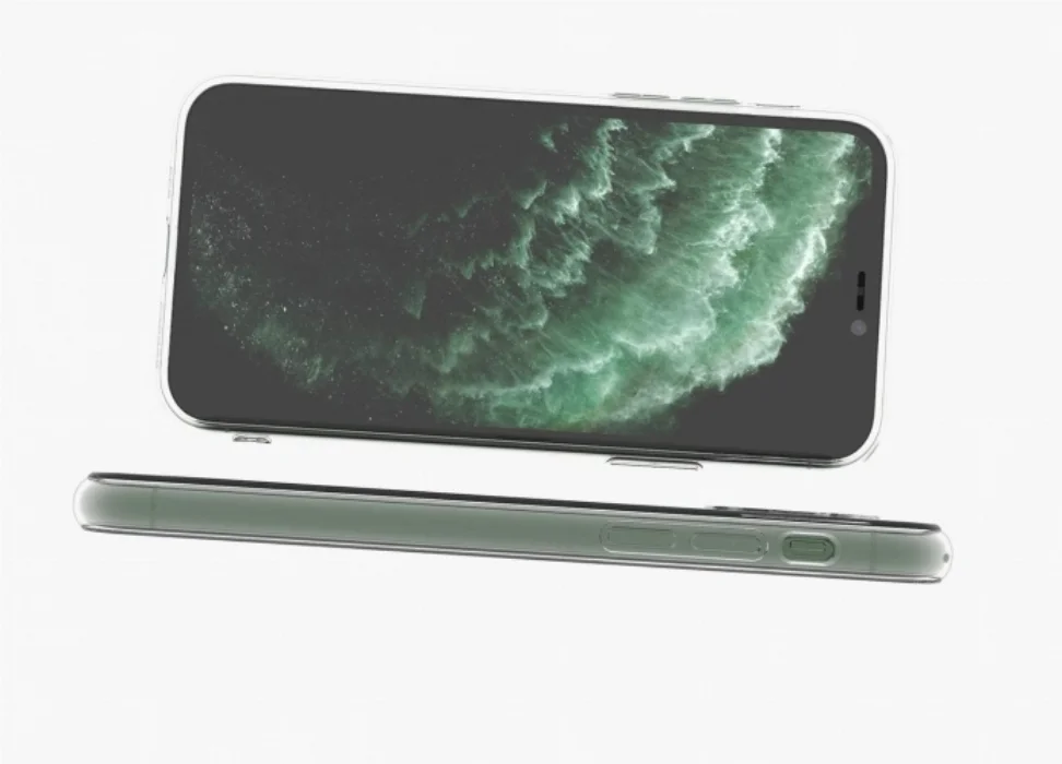 Apple iPhone 11 Pro Max Kılıf Kamera Korumalı 0.4mm Şeffaf Silikon Kapak