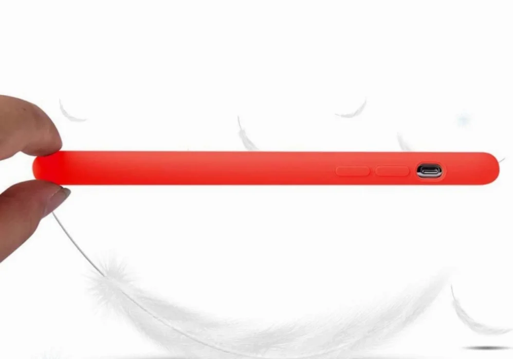 Apple iPhone 11 Pro Max Kılıf Liquid Serisi İçi Kadife İnci Esnek Silikon Kapak - Kırmızı