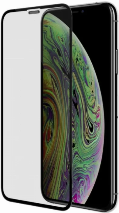 Apple iPhone 11 Pro Max Seramik Tam Kaplayan Mat Ekran Koruyucu - Siyah