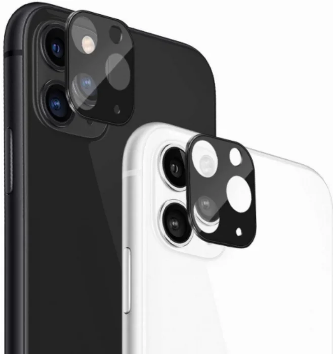 Apple iPhone 11 Pro Metal Kamera Koruyucu  CP-02 - Siyah