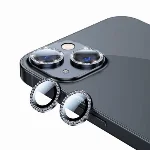 Apple iPhone 11 Taşlı Kamera Lens Koruyucu CL-06 - Siyah