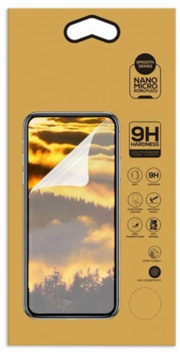 Apple iPhone 12 (6.1) Ekran Koruyucu Gold Nano Esnek 2li Paket - Şeffaf