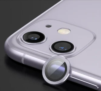 Apple iPhone 12 (6.1) Kamera Lens Koruyucu CL-02 - Lila