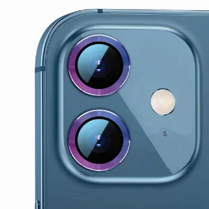 Apple iPhone 12 (6.1) Kamera Lens Koruyucu CL-02 - Renkli