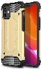 Apple iPhone 12 (6.1) Kılıf Zırhlı Tank Crash Silikon Kapak - Gold