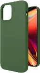 Apple iPhone 12 (6.1) Kılıf İçi Kadife Mat Yüzey LSR Serisi Kapak - Koyu Yeşil