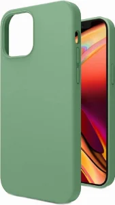 Apple iPhone 12 (6.1) Kılıf İçi Kadife Mat Yüzey LSR Serisi Kapak - Yeşil