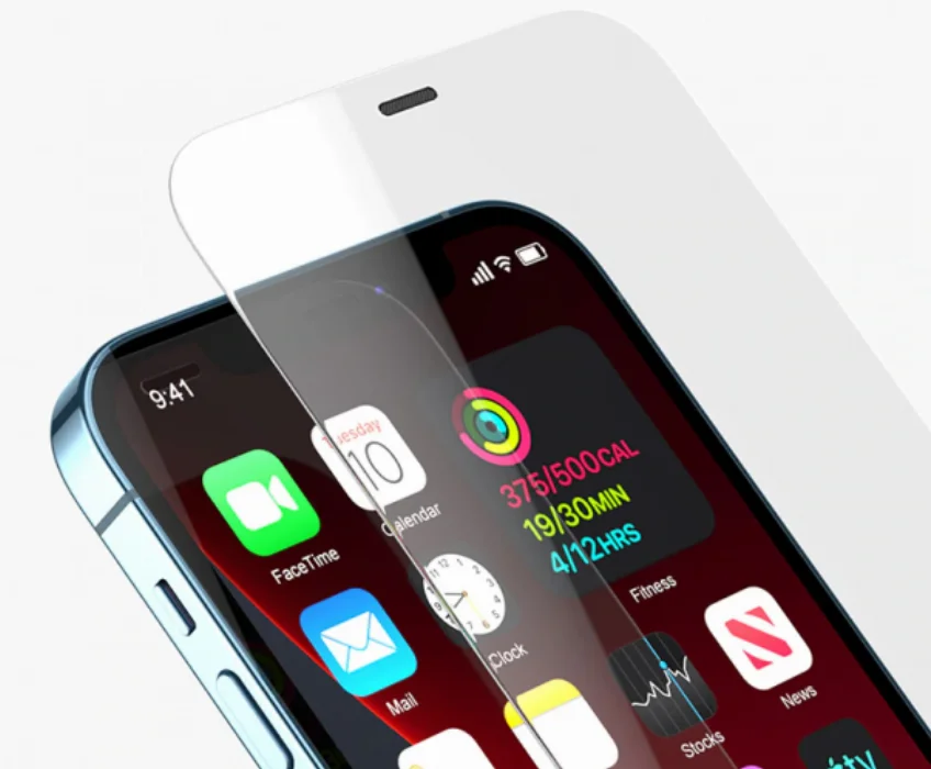 Apple iPhone 12 Mini (5.4) Kırılmaz Cam Tempered Ekran Koruyucu Toz Önleyicili Anti-Dust Vox Glass - Şeffaf