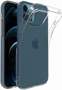 Apple iPhone 12 Pro (6.1) Kılıf Ultra İnce Esnek Süper Silikon 0.3mm - Şeffaf