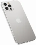 Apple iPhone 12 Pro Max (6.7) Kılıf Benks Silikon Mat Electroplated 1.2mm Kapak - Beyaz