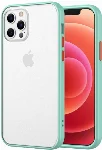 Apple iPhone 12 Pro Max (6.7) Kılıf Exlusive Arkası Mat Tam Koruma Darbe Emici - Turkuaz