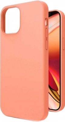 Apple iPhone 12 Pro Max (6.7) Kılıf İçi Kadife Mat Yüzey LSR Serisi Kapak - Turuncu