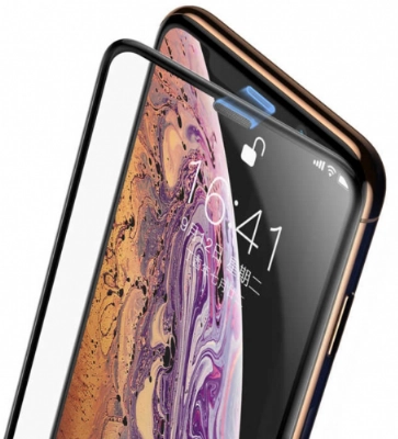 Apple iPhone 12 Pro Max (6.7) Kırılmaz Cam Ekran Koruyucu Anti-Dust Ahize Toz Önleyicili