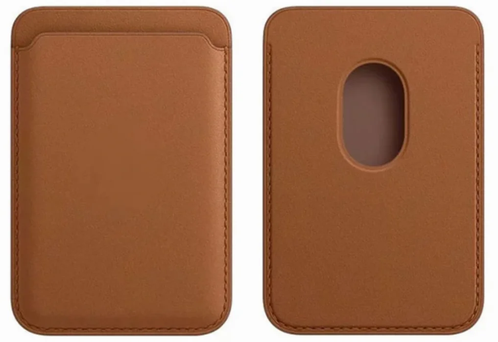 Apple iPhone 12 ve 13 Serisi Kartlık Cardsafe Mıknatıslı - Kahverengi