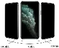 Apple iPhone 13 (6.1) Ekran Koruyucu Kolay Uygulama Aparatlı 5D Magic Privacy Glass Hayalet Cam