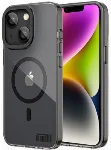 Apple iPhone 13 (6.1) Kılıf Magsafe Şarj Özellikli Youngkit Coloured Glaze Serisi Kapak - Siyah
