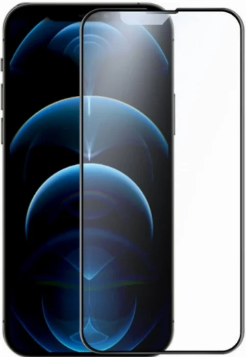 Apple iPhone 13 (6.1) Seramik Tam Kaplayan Mat Ekran Koruyucu - Siyah