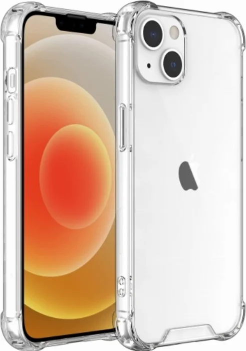 Apple iPhone 13 Mini (5.4) Kılıf Köşe Korumalı Airbag Şeffaf Silikon Anti-Shock