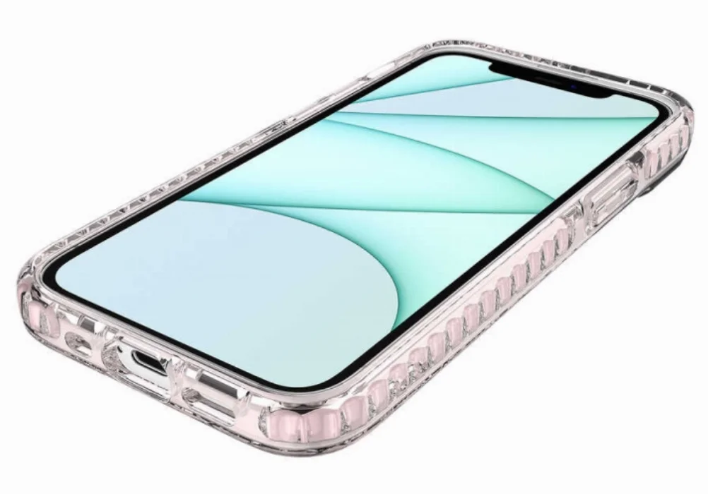 Apple iPhone 13 Mini (5.4) Kılıf Prizma Şeffaf Silikon Buzz Kapak - Yeşil