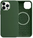 Apple iPhone 13 Pro (6.1) Kılıf Wiwu Magnetic Magsafe Silikon Kapak - Yeşil