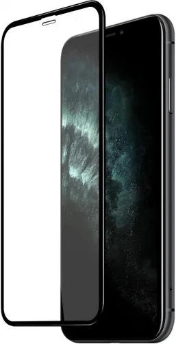Apple iPhone 13 Pro (6.1) Kırılmaz Cam Tam Kaplayan EKS Glass Ekran Koruyucu - Siyah