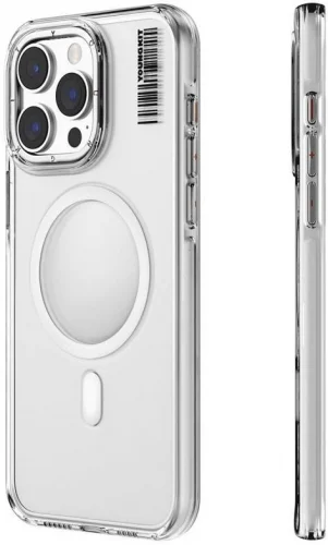Apple iPhone 14 Pro (6.1) Kılıf Magsafe Şarj Özellikli Şeffaf Youngkit Crystal Shield Serisi Kapak - Şeffaf