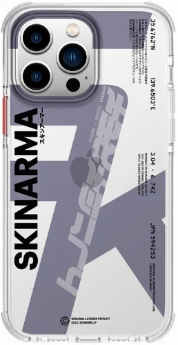 Apple iPhone 14 Pro Kılıf SkinArma Şeffaf Airbag Tasarımlı Raku Kapak - Mor