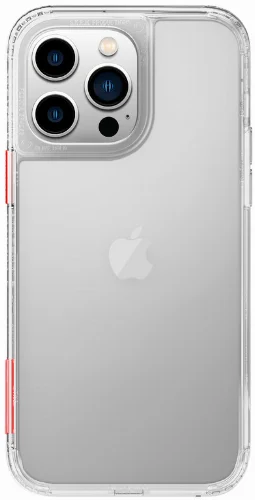 Apple iPhone 14 Pro Kılıf SkinArma Şeffaf Airbag Tasarımlı Saido Kapak - Şeffaf
