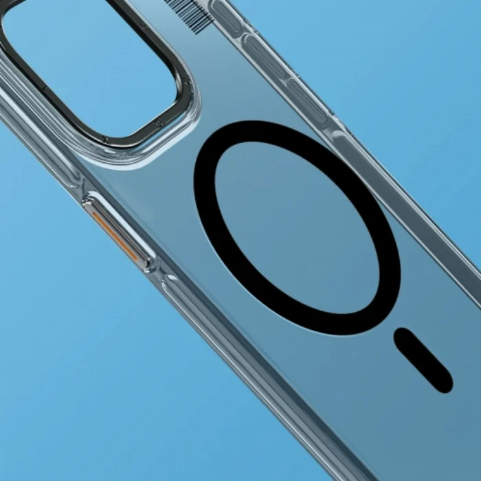 Apple iPhone 14 Pro Max (6.7) Kılıf Magsafe Şarj Özellikli Şeffaf Youngkit Crystal Shield Serisi Kapak - Şeffaf