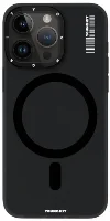 Apple iPhone 14 Pro Max (6.7) Kılıf Magsafe Şarj Özellikli Youngkit Hidden Sand Serisi Kapak - Siyah
