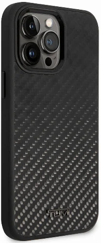 Apple iPhone 14 Pro Max (6.7) Kılıf TUMI Hakiki Alüminyum Dizayn Kapak - Siyah