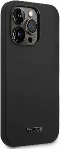 Apple iPhone 14 Pro Max (6.7) Kılıf TUMI Magsafe Şarj Özellikli Liquid Silikon Kapak - Siyah