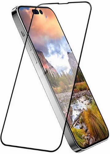 Apple iPhone 14 Pro Max Oleofobik Temperli Ultra HD Switcheasy Vetro 9H Cam Ekran Koruyucu - Şeffaf