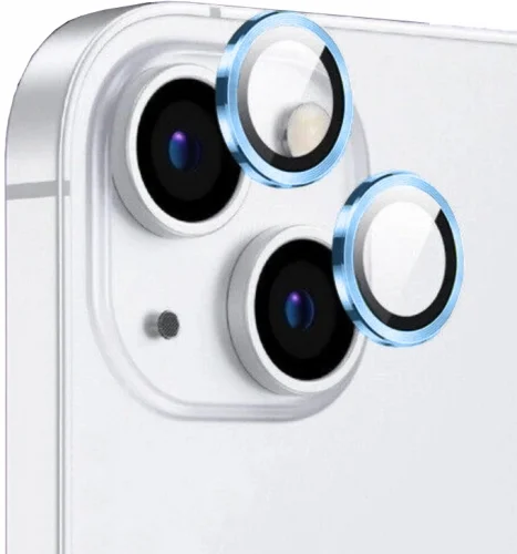 Apple iPhone 15 (6.1) Lens Kamera Koruyucu Parmak İzi Bırakmayan Anti-Reflective CL-12 - Siyah