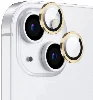 Apple iPhone 15 (6.1) Lens Kamera Koruyucu Parmak İzi Bırakmayan Anti-Reflective CL-12 - Siyah