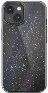 Apple iPhone 15 Çift Katmanlı IMD Baskılı Bumper Switcheasy Cosmos Nebula Kapak - Şeffaf