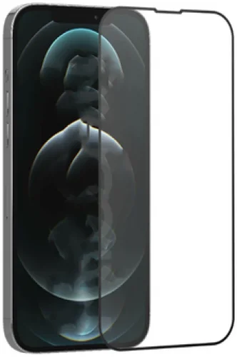 Apple iPhone 15 Pro (6.1) Ekran Koruyucu Zore Rio Glass Tam Kapatan Kırılmaz Cam - Siyah