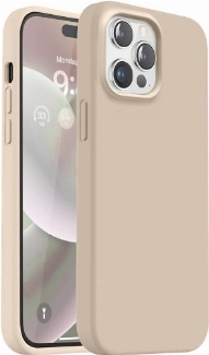 Apple iPhone 15 Pro (6.1) Kılıf İnce Soft Mat Renkli Esnek Silikon Kapak - Rose Gold