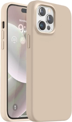 Apple iPhone 15 Pro (6.1) Kılıf İnce Soft Mat Renkli Esnek Silikon Kapak - Rose Gold