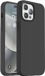 Apple iPhone 15 Pro (6.1) Kılıf İnce Soft Mat Renkli Esnek Silikon Kapak - Siyah