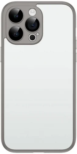 Apple iPhone 15 Pro (6.1) Kılıf Kamera Korumalı Bontez Bumper - Titanyum