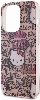 Apple iPhone 15 Pro (6.1) Kılıf Hello Kitty Orjinal Lisanslı İkonik Logolu Etiket Graffiti Kapak - Beyaz