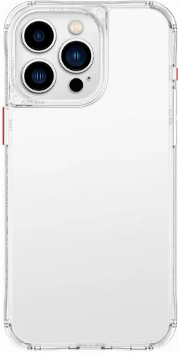 Apple iPhone 15 Pro Kılıf SkinArma Şeffaf Airbag Tasarımlı Saido Kapak - Şeffaf
