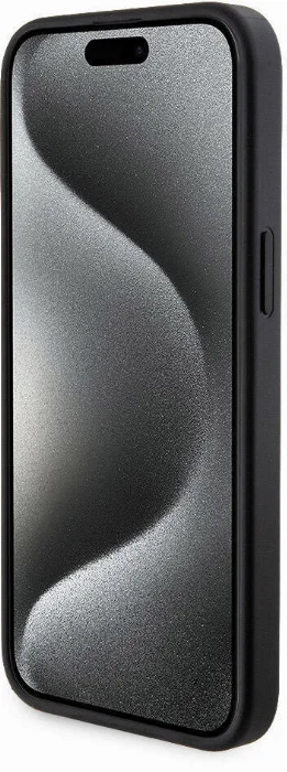 Apple iPhone 15 Pro Max Kılıf Guess Orjinal Lisanslı Magsafe Şarj Özellikli Yazı Logolu 4G Desenli Kapak + Powerbank 5000mAh 2in1 Set - Kahverengi