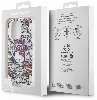 Apple iPhone 15 Pro Max (6.7) Kılıf Hello Kitty Orjinal Lisanslı İkonik Logolu Etiket Graffiti Kapak - Beyaz